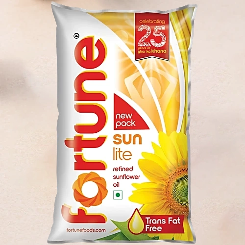 Fortune Sunlite Refined Sunflower Oil Pouch